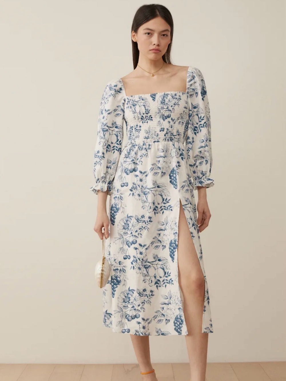Reformation Gitane Linen Dress XS